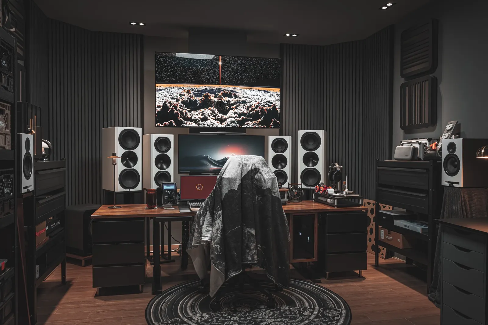 Asarabia Columbia's workspace — audio-music setup, photo 1 of 4