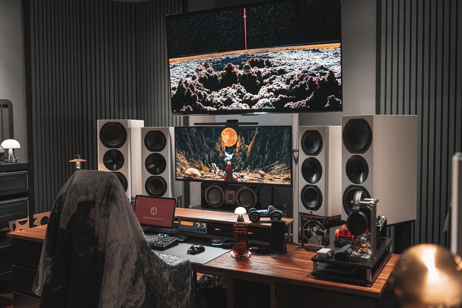 Asarabia Columbia's workspace — audio-music setup, photo 2 of 4