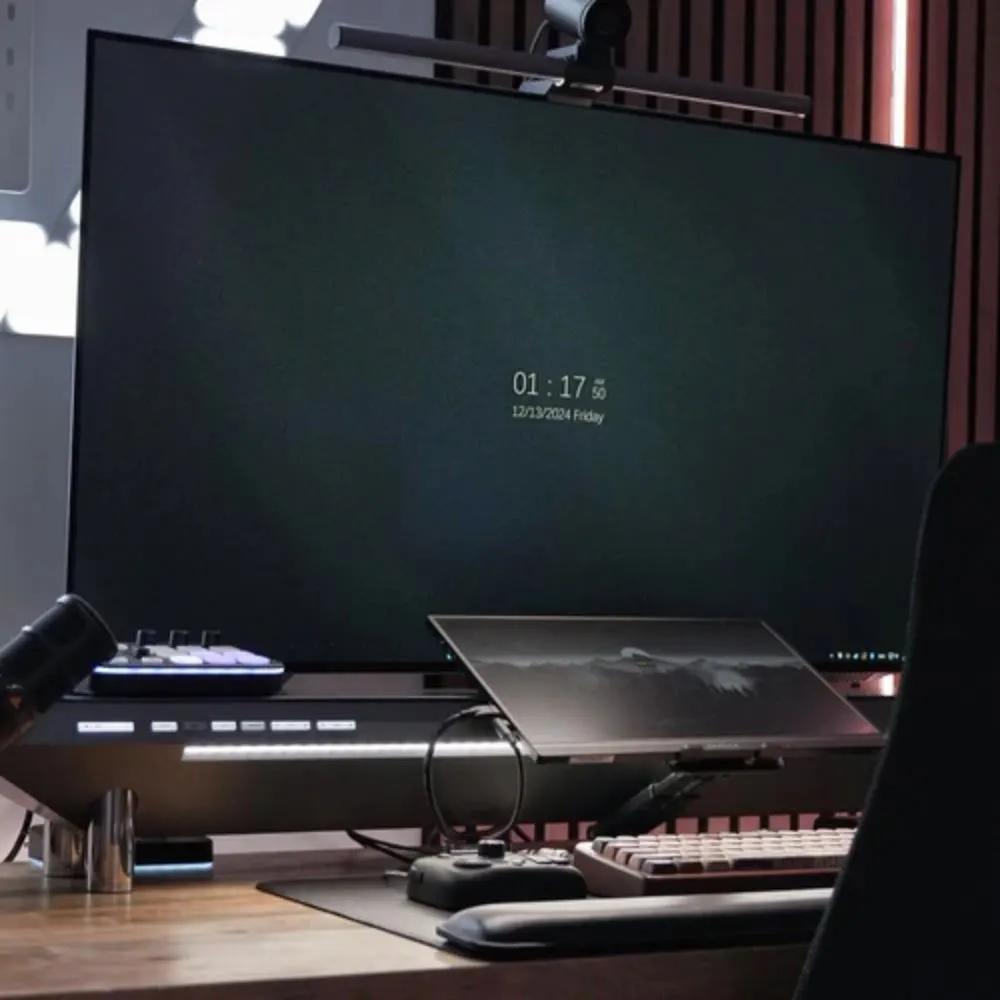 Ben Ong's workspace — content-creative setup, photo 2 of 4