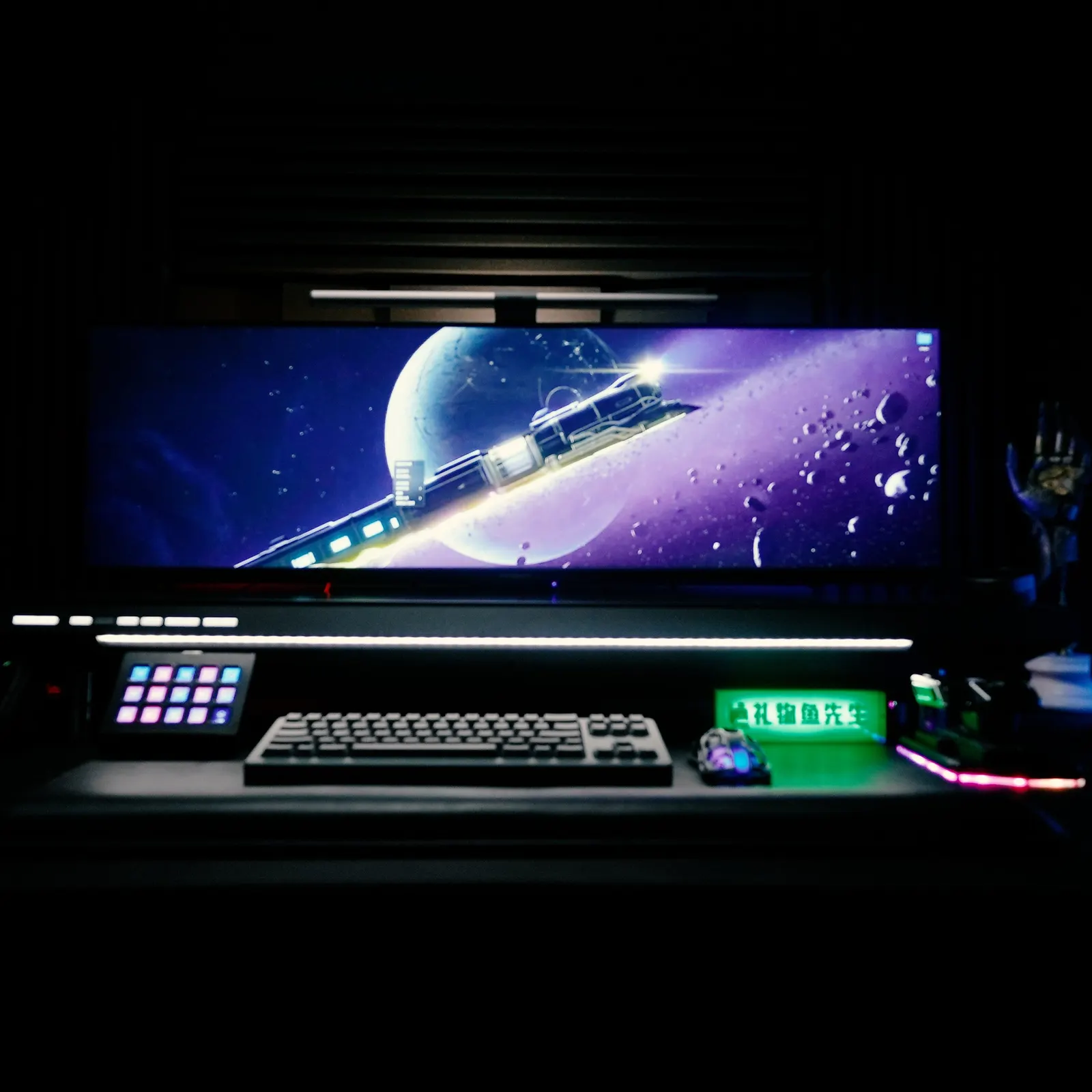 Bingo's workspace — content-creative setup, photo 1 of 4