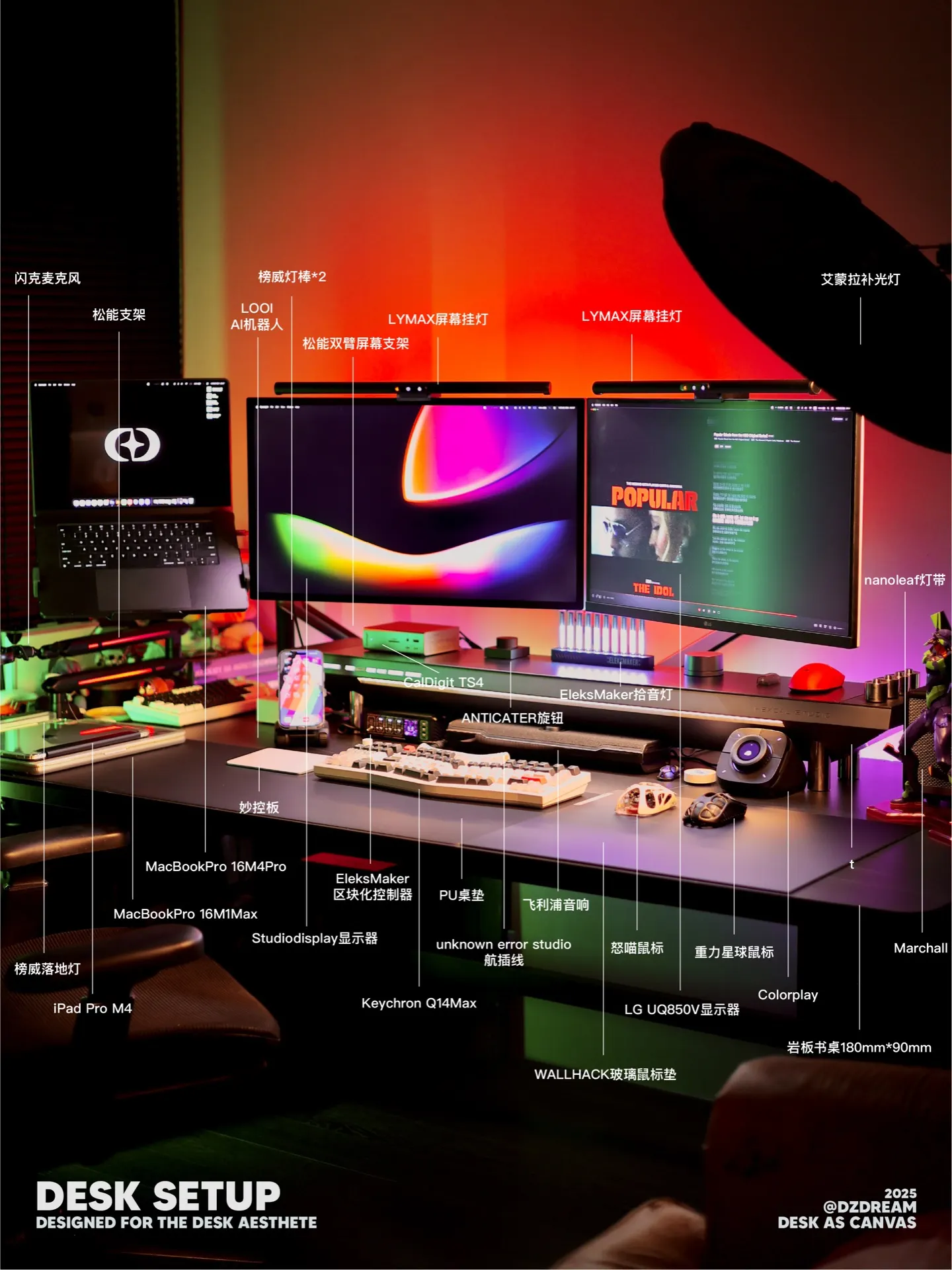 DZDREAM's workspace — gaming setup, photo 2 of 5