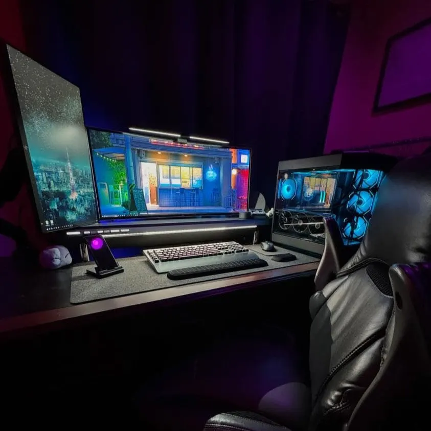 Eddie Gutierrez's workspace — gaming setup, photo 2 of 4