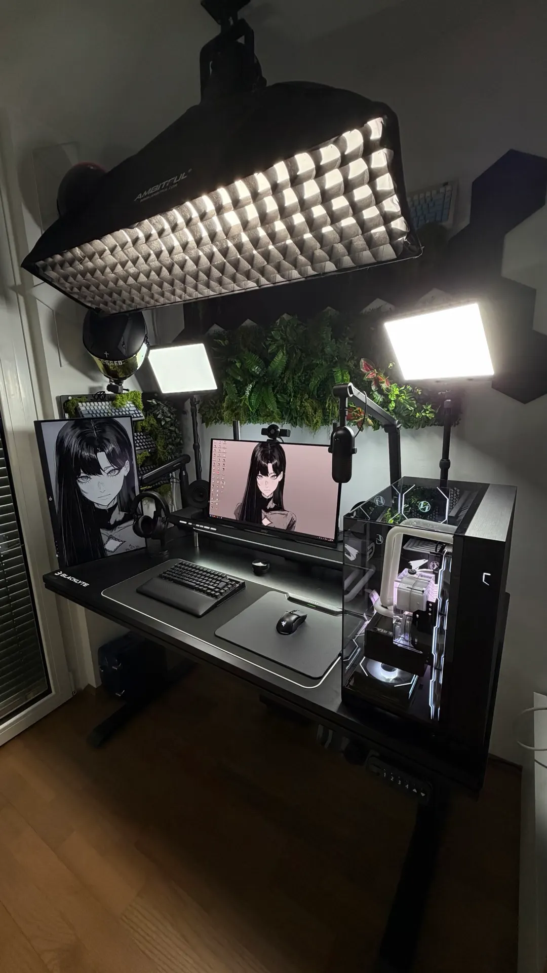 GRIGOBYTE's workspace — content-creative setup, photo 1 of 4