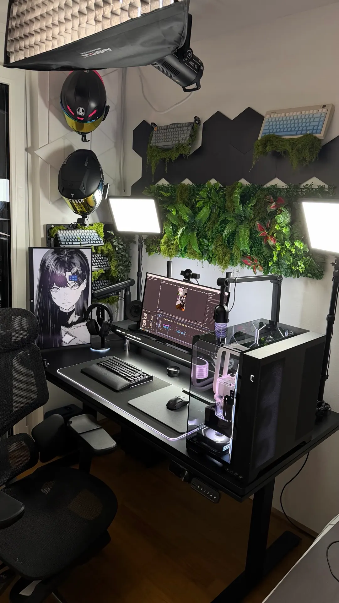 GRIGOBYTE's workspace — content-creative setup, photo 4 of 4