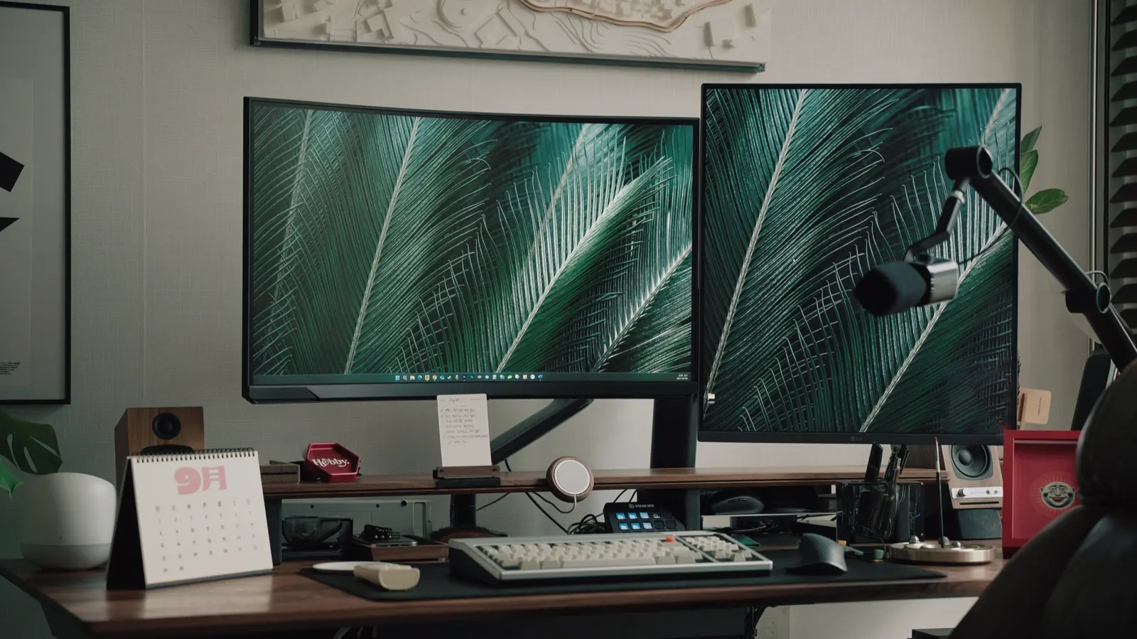 Hebby's workspace — content-creative setup, photo 4 of 4