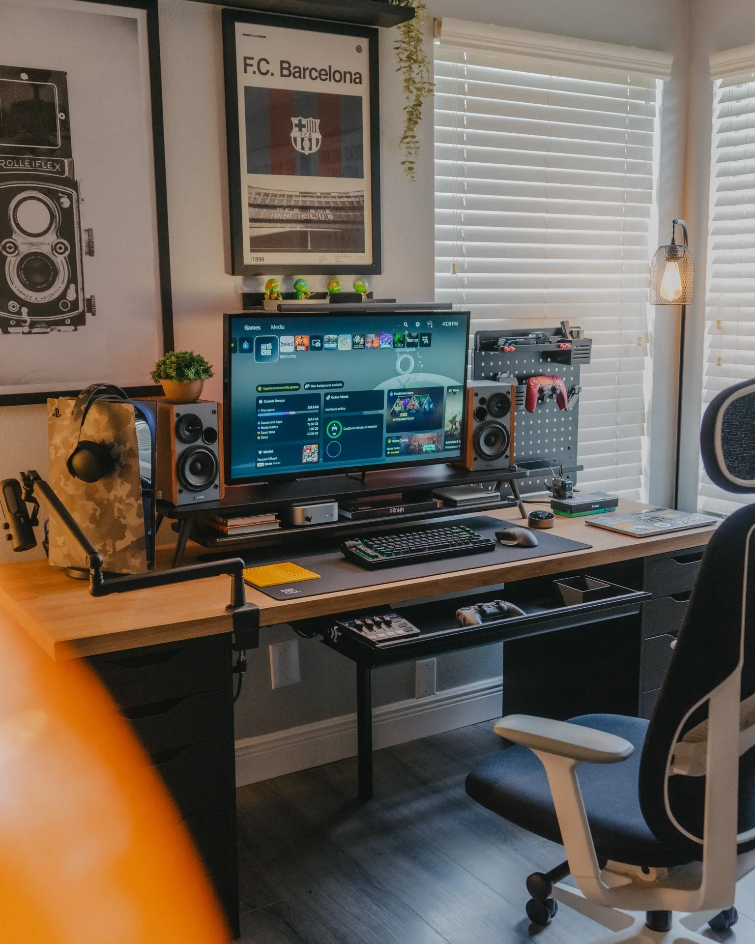 I Will Game's workspace — audio-music setup, photo 1 of 4