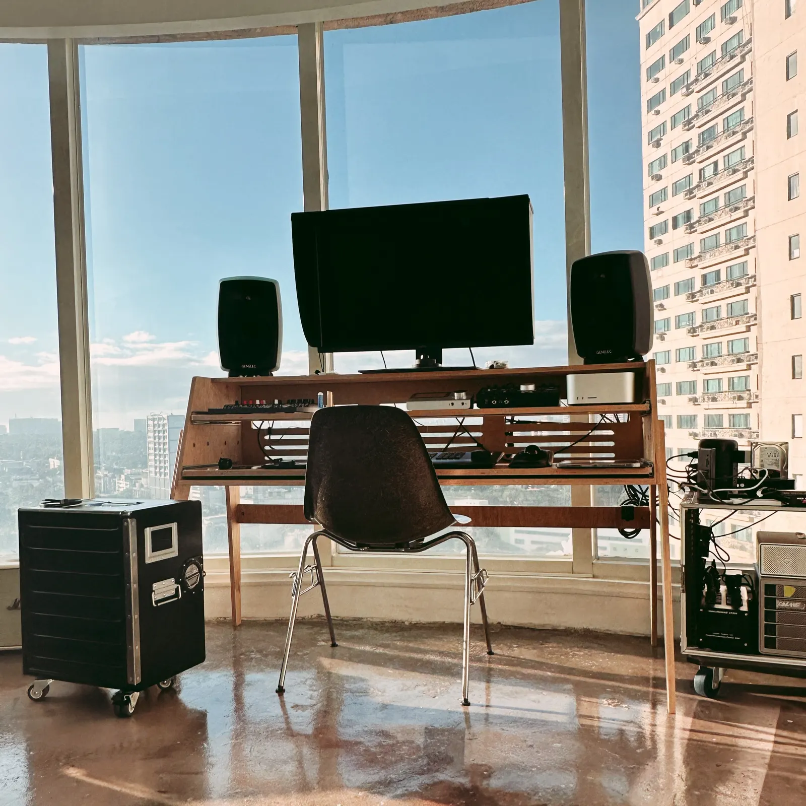 JC Gellidon's workspace — audio-music setup, photo 1 of 4