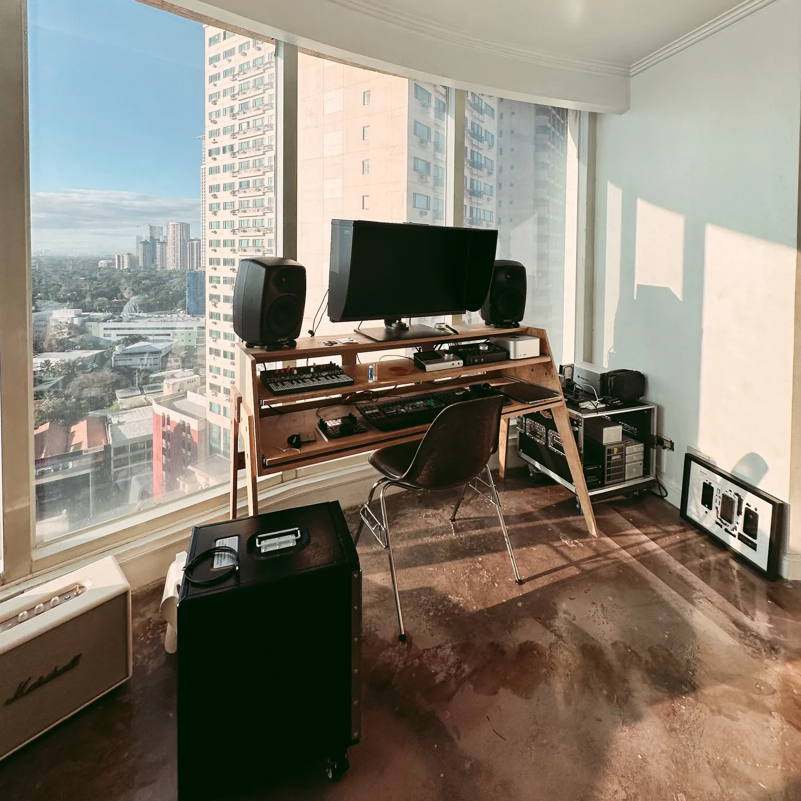 JC Gellidon's workspace — audio-music setup, photo 2 of 4