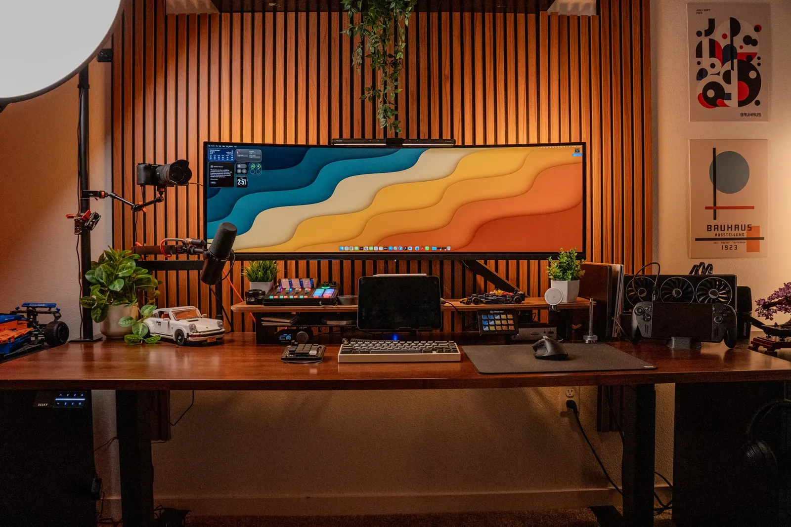 Josh Eslami's workspace — audio-music setup, photo 1 of 4