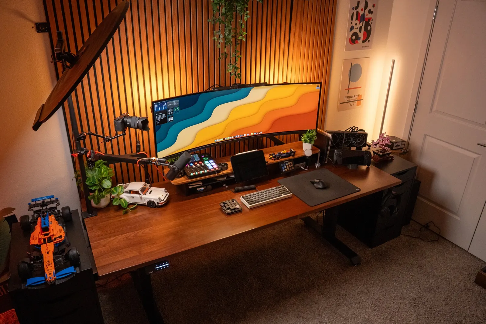 Josh Eslami's workspace — audio-music setup, photo 2 of 4