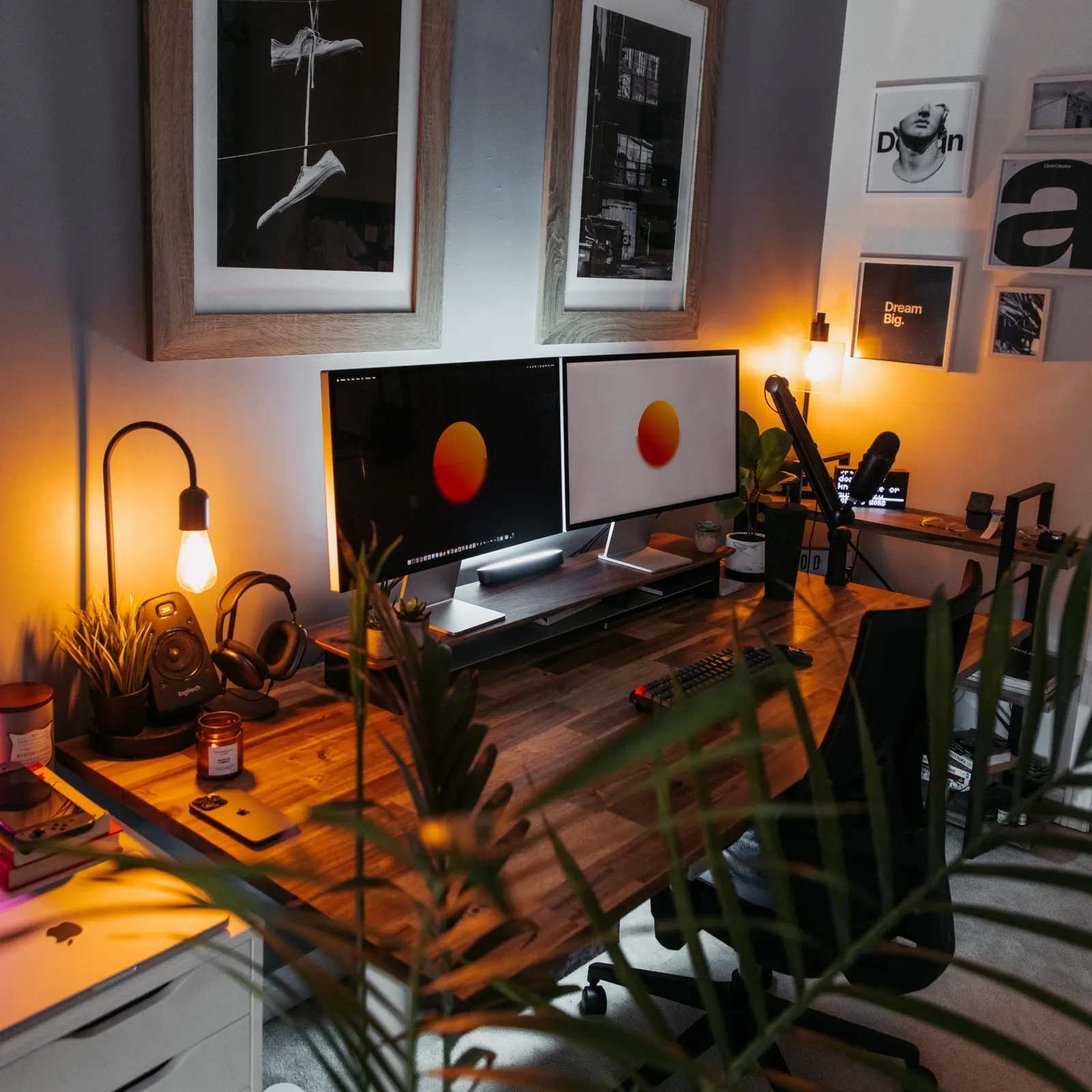 Kevin Walton's workspace — content-creative setup, photo 2 of 4