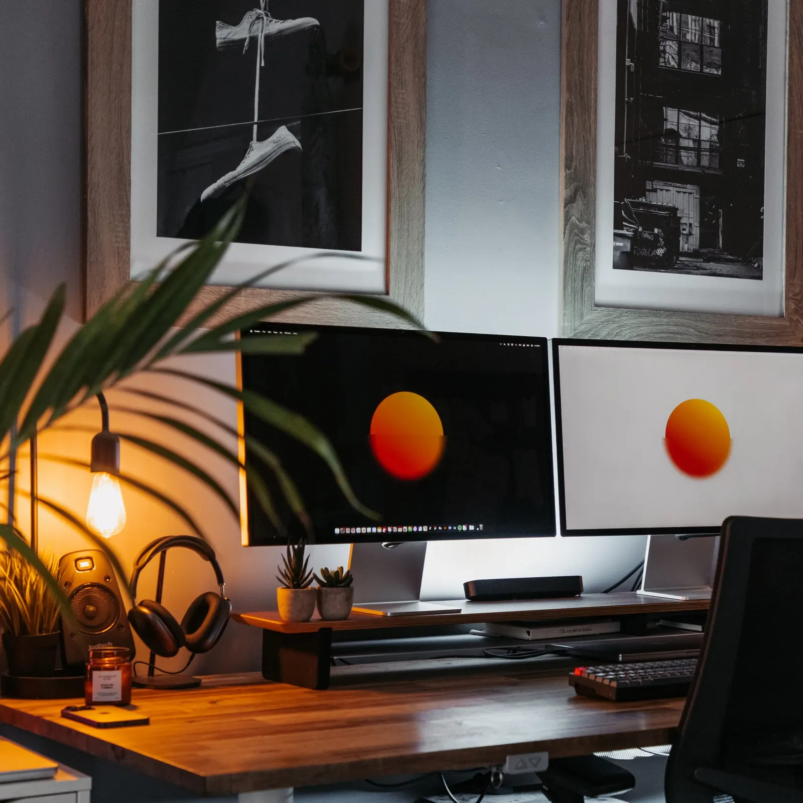 Kevin Walton's workspace — content-creative setup, photo 3 of 4