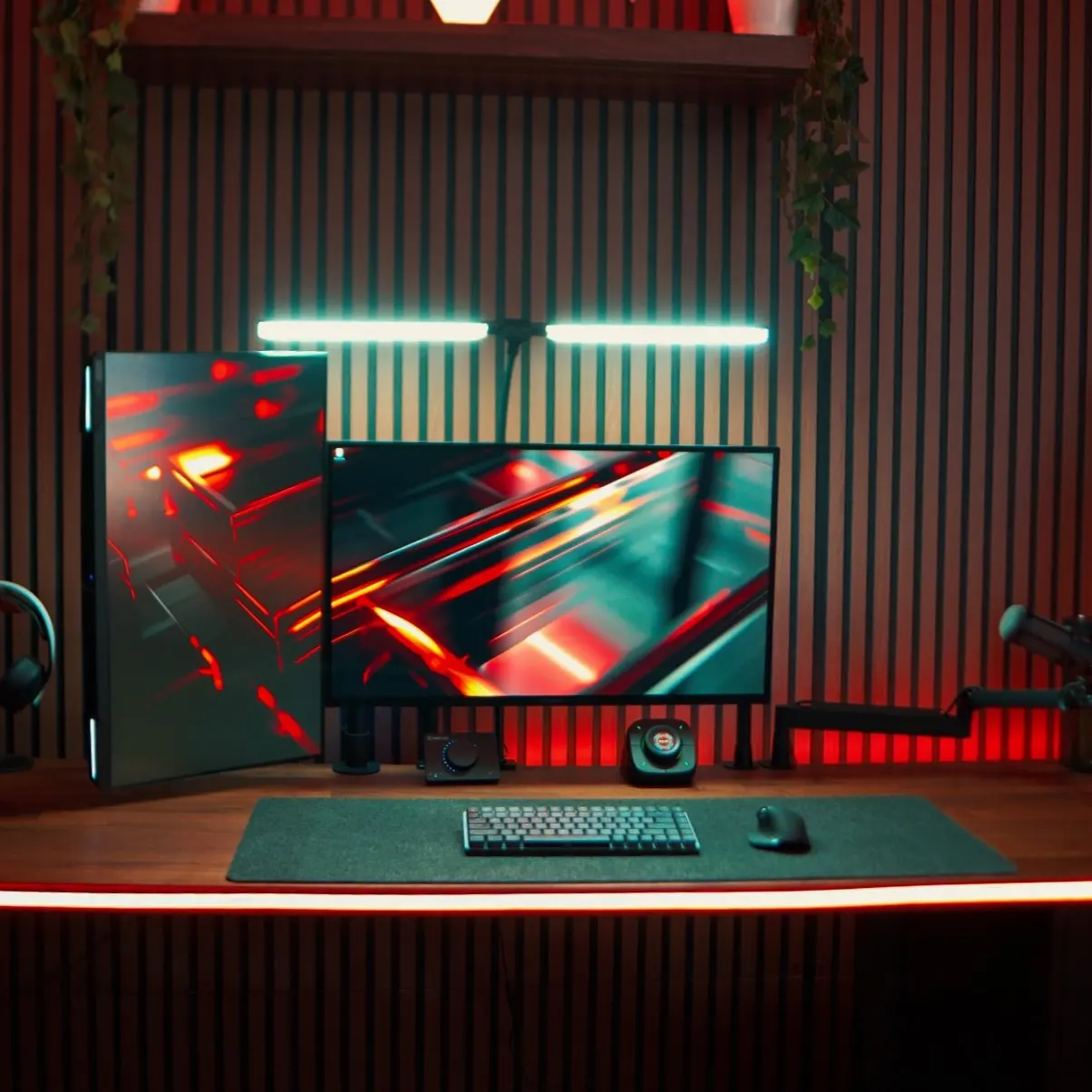 Lukdonttrip's workspace — content-creative setup, photo 2 of 4