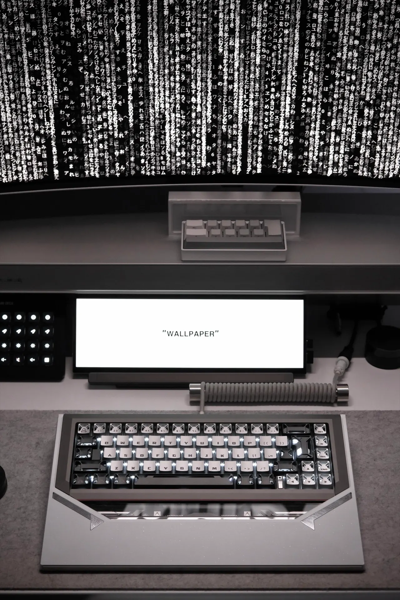 Michael Shi's workspace — content-creative setup, photo 2 of 4