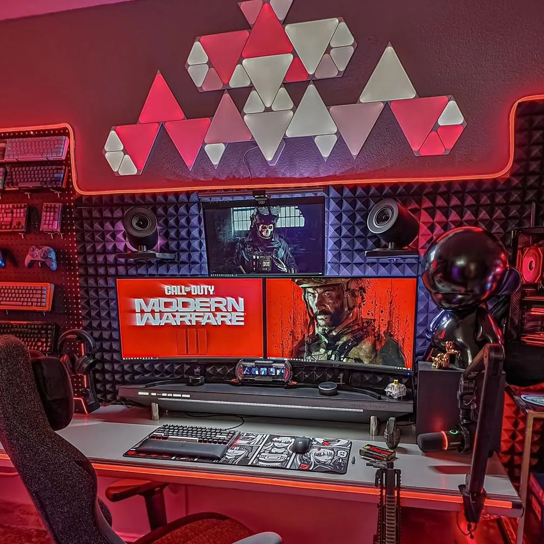 Nate Wengert's workspace — gaming setup, photo 1 of 4