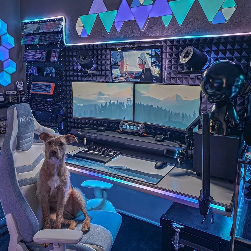 Nate Wengert's workspace — gaming setup, photo 2 of 4
