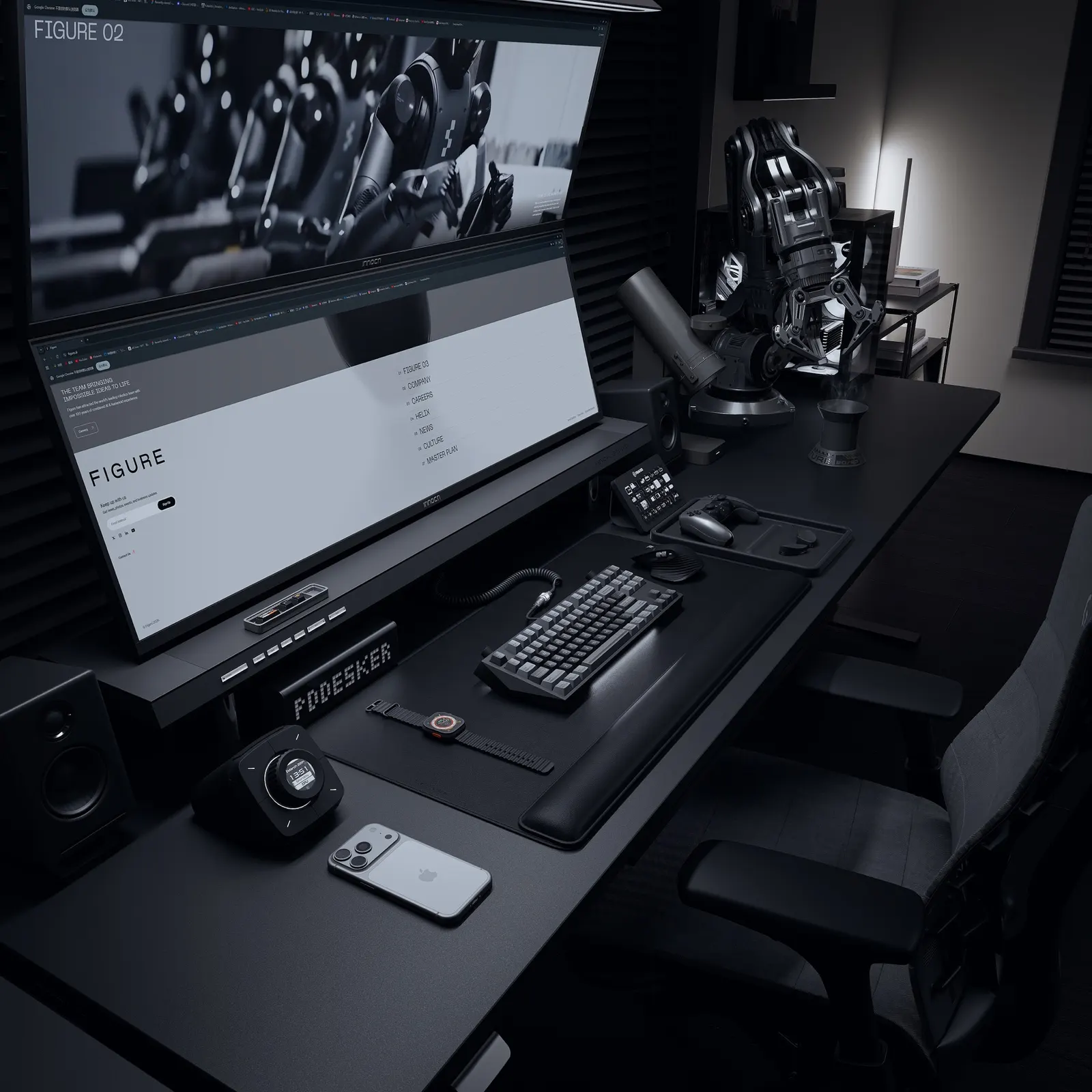 PDDESKER's workspace — gaming setup, photo 2 of 4