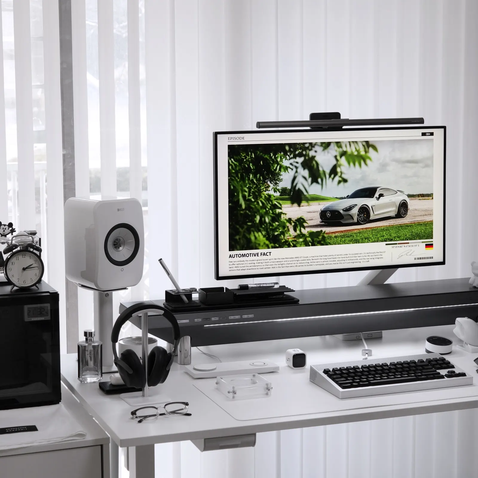 Penna's workspace — content-creative setup, photo 3 of 4