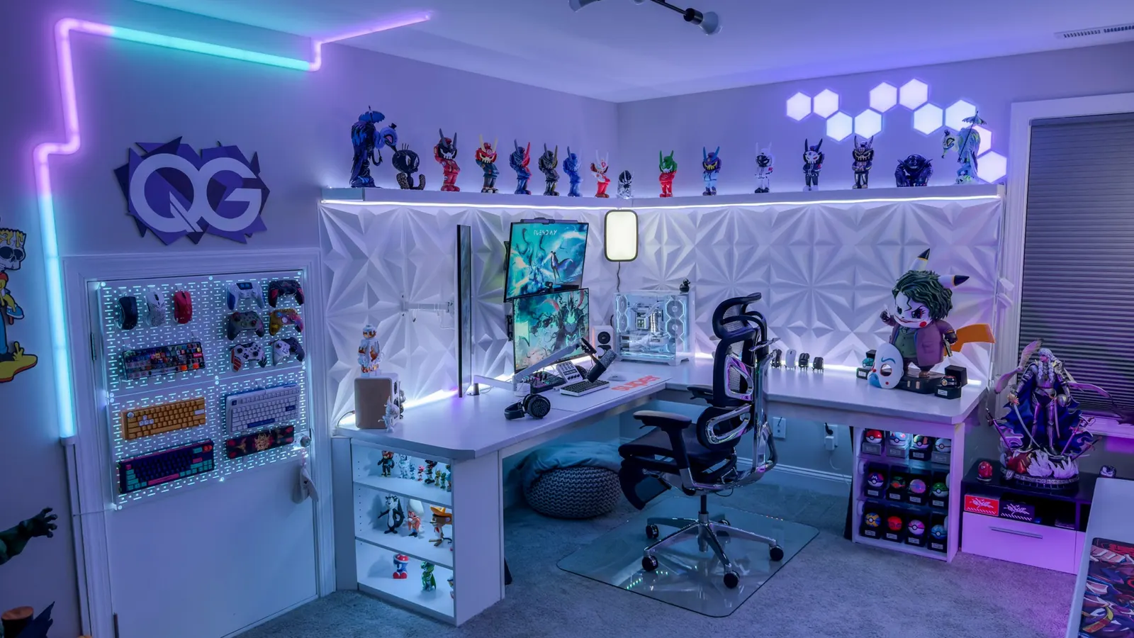 QGinfinite's workspace — gaming setup, photo 1 of 4