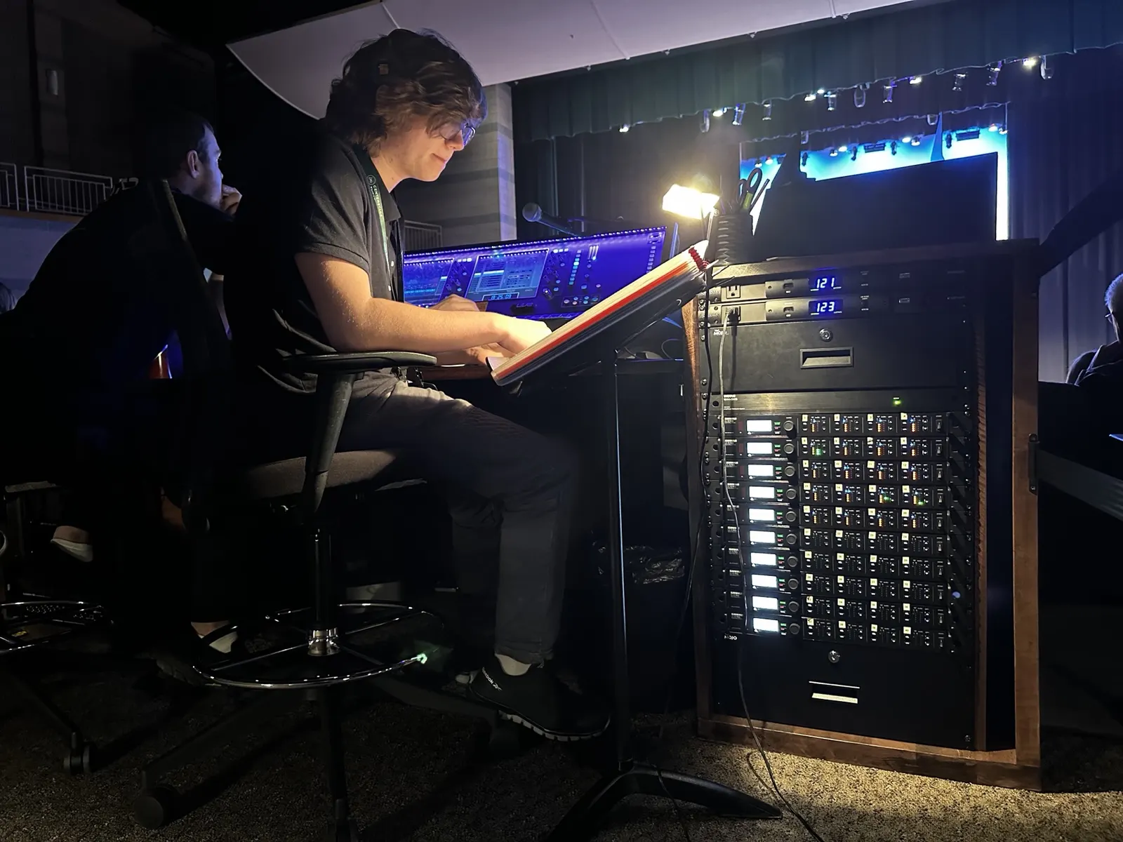 Ross Peterson's workspace — audio-music setup, photo 4 of 4