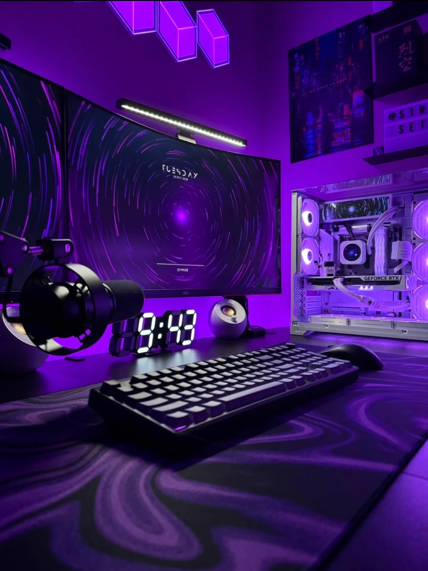 Strax's workspace — gaming setup, photo 2 of 2