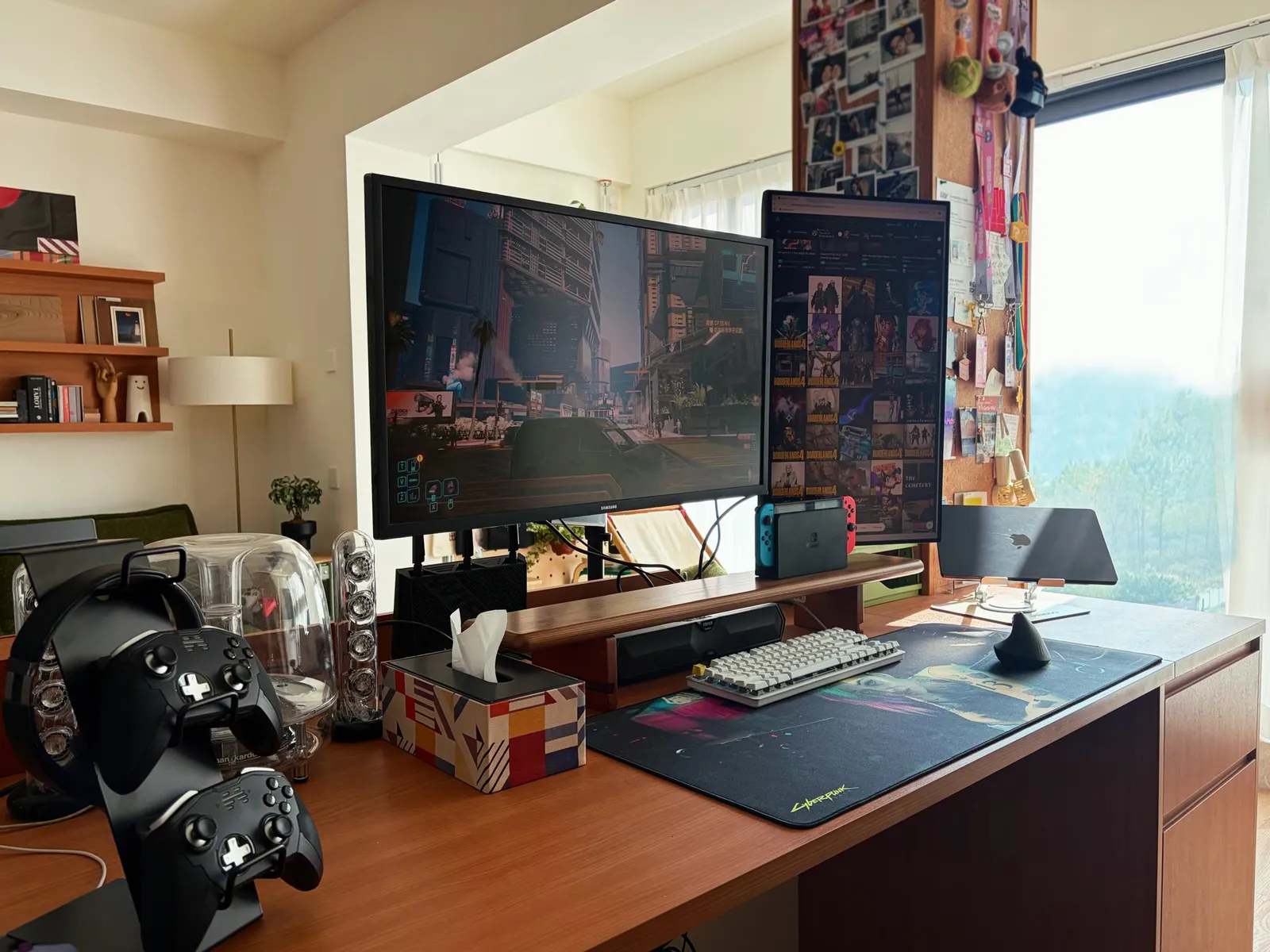 V's workspace — gaming setup, photo 4 of 4