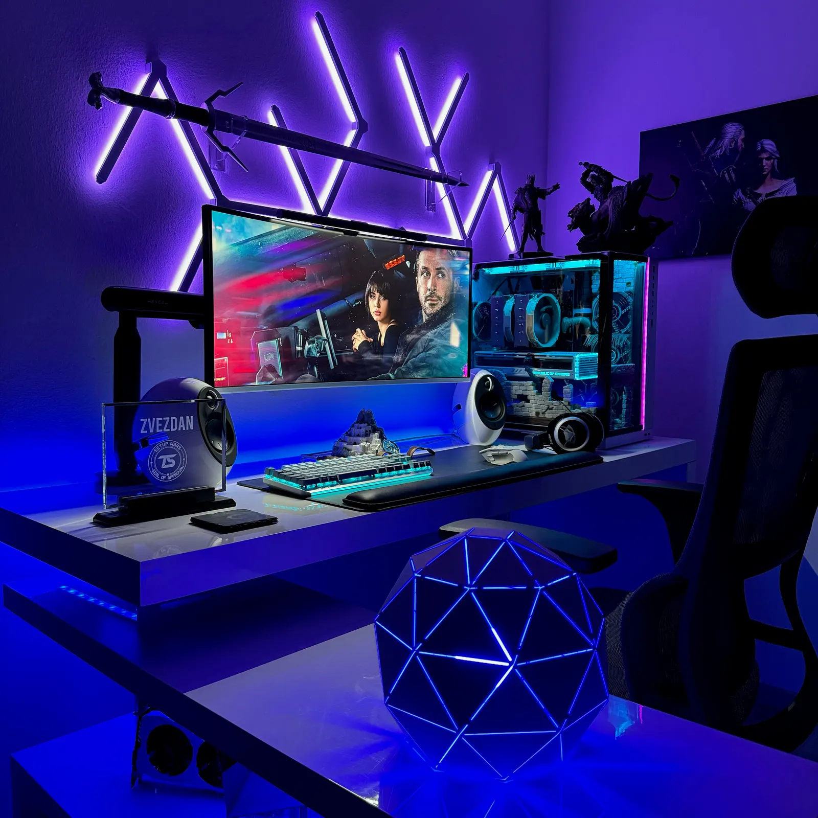 Zvezdan Vicicevic's workspace — gaming setup, photo 1 of 4