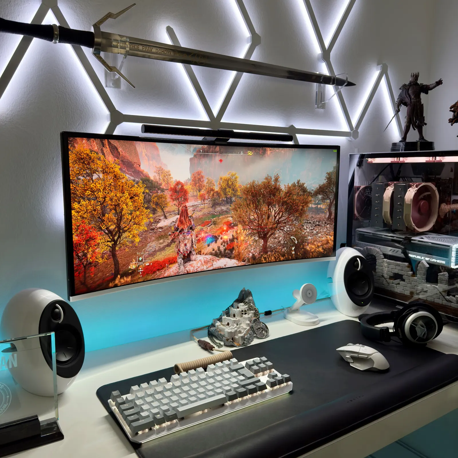 Zvezdan Vicicevic's workspace — gaming setup, photo 2 of 4