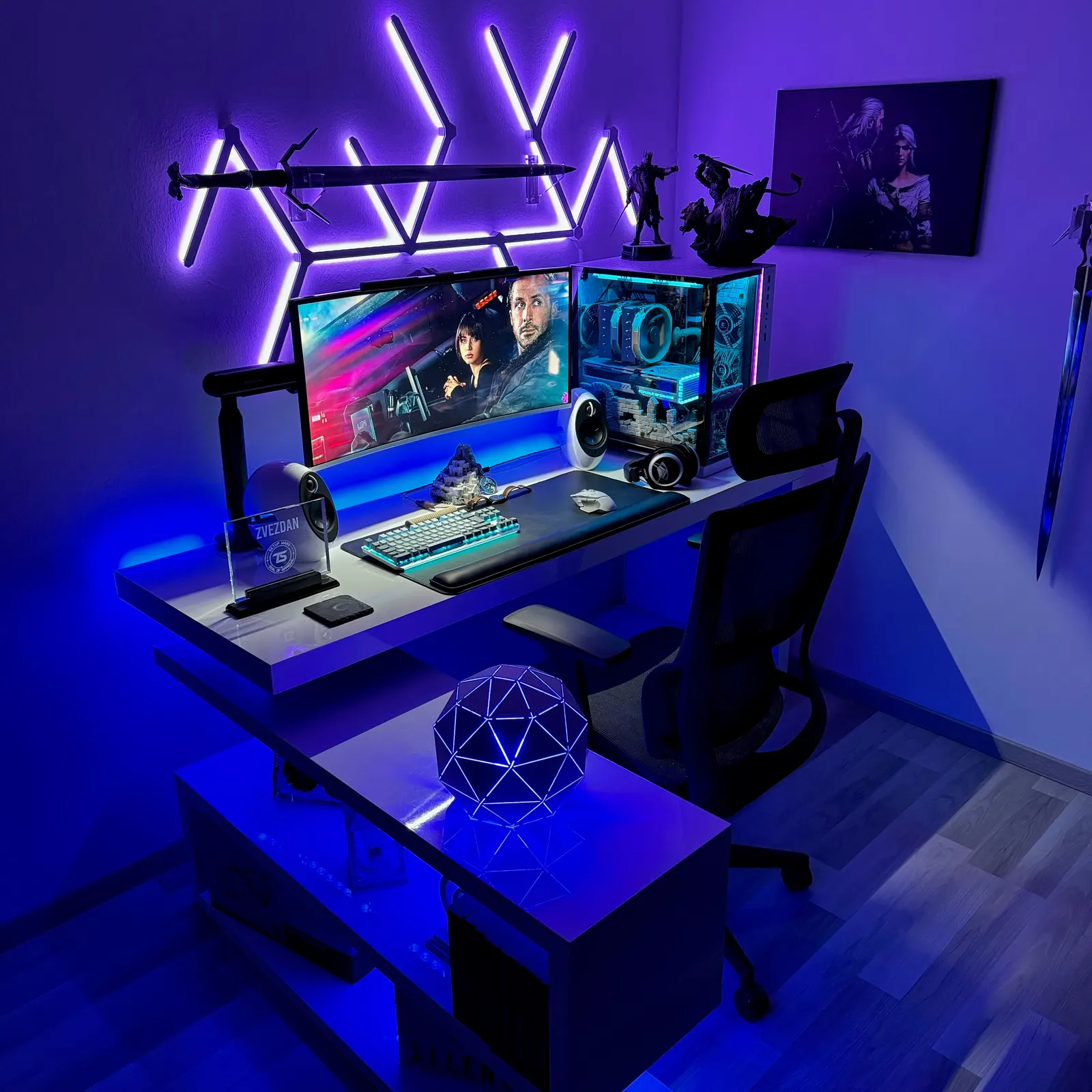 Zvezdan Vicicevic's workspace — gaming setup, photo 3 of 4