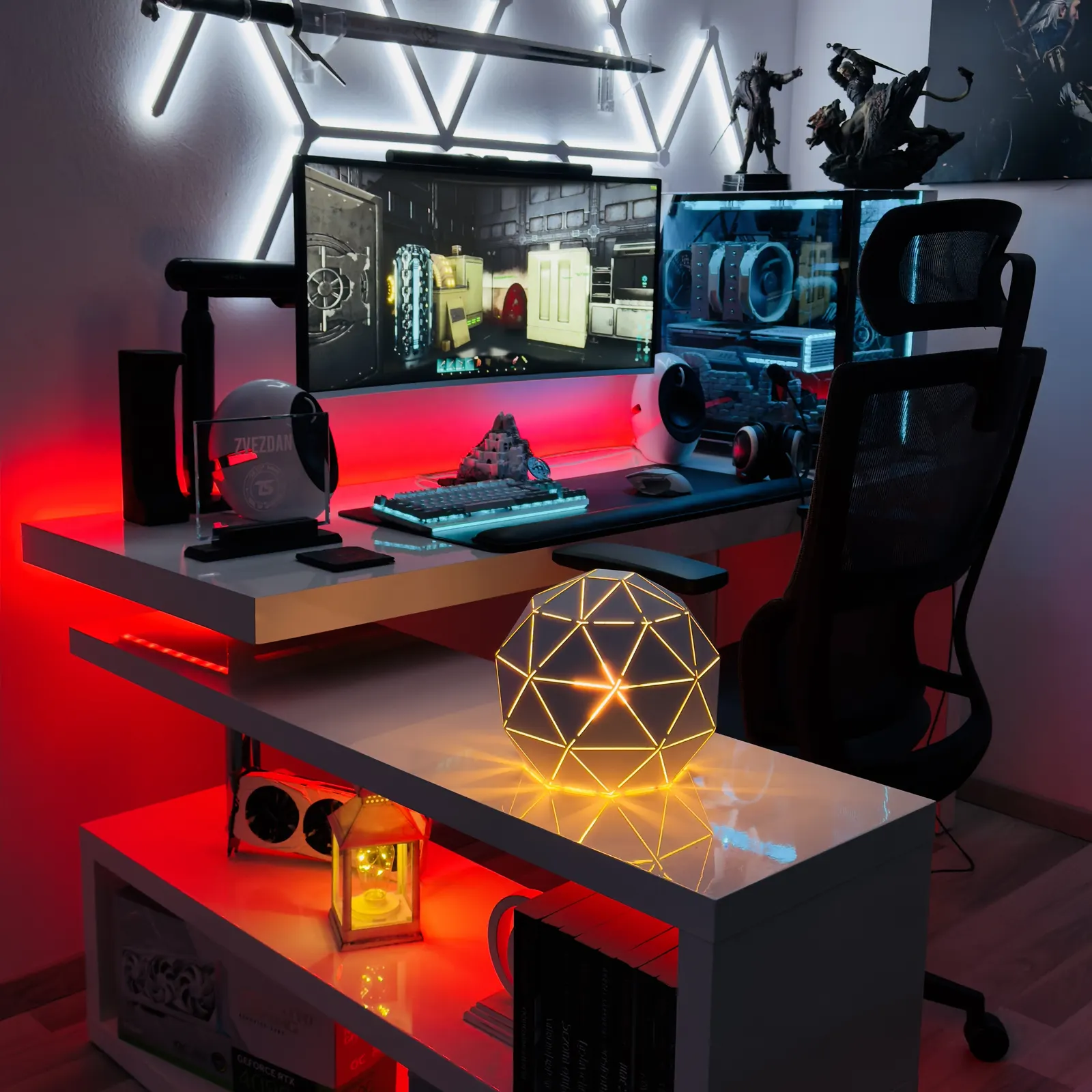 Zvezdan Vicicevic's workspace — gaming setup, photo 4 of 4
